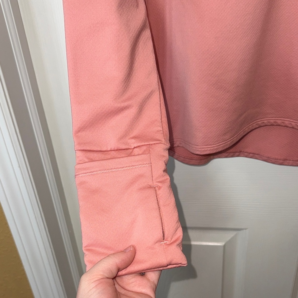 Athleta Pink Long Sleeve Quarter-Zip Top - Picture 7 of 10